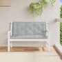 Voir la diapositive 3 : VIDAXL Coussins de banc de jardin lot de 2 gris clair melange tissu