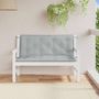 Voir la diapositive 3 : VIDAXL Coussins de banc de jardin lot de 2 gris clair melange tissu