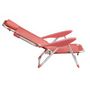 Voir la diapositive 6 : Clic Clac des Plages Fauteuil relax aluminium 4 positions rose CLIC CLAC