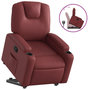 Voir la diapositive 2 : VIDAXL Fauteuil inclinable Rouge bordeaux Similicuir