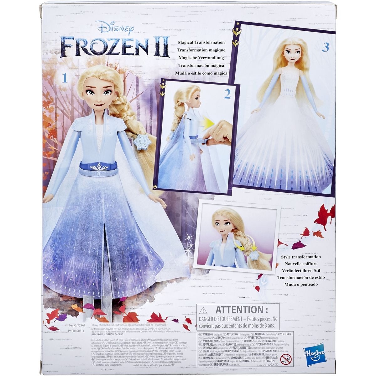 HASBRO Poupée Anna transformation finale Reine des neiges