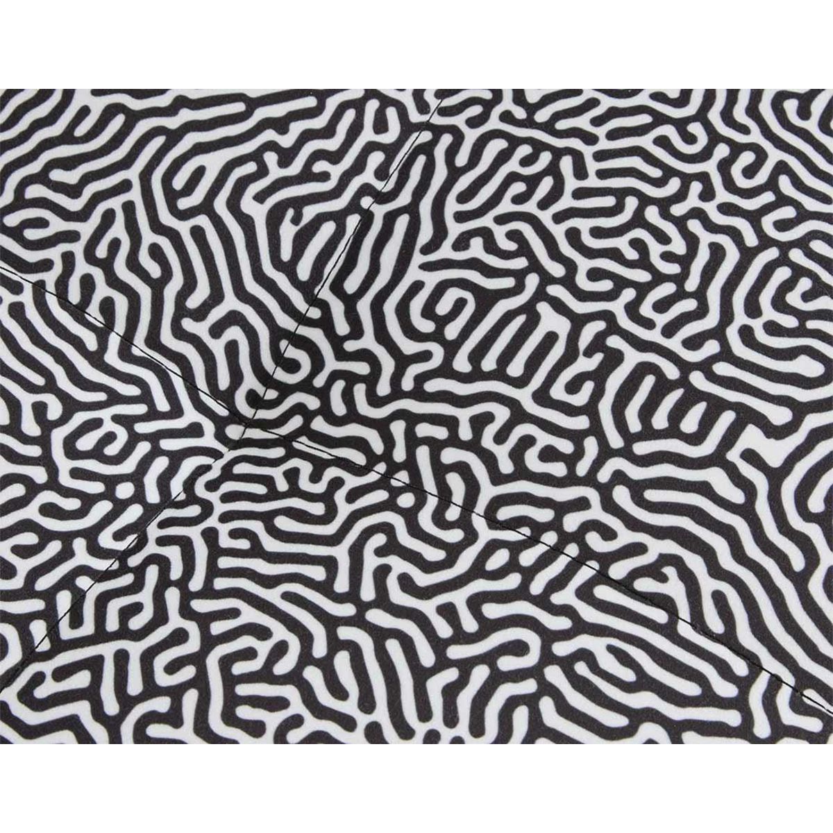 LISA DESIGN Rune - fauteuil motif graphique en velours