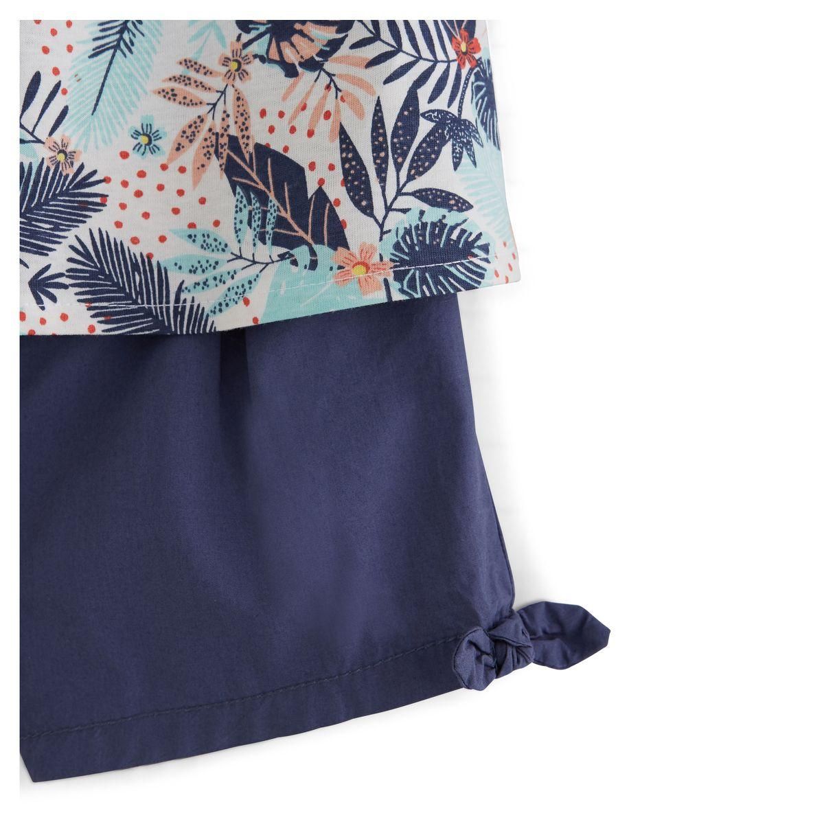 IN EXTENSO Ensemble débardeur + short bébé fille