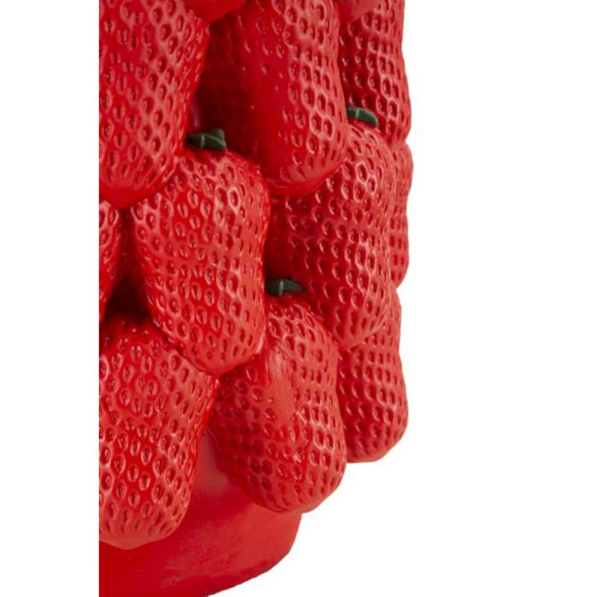 Paris Prix Vase Déco Fruits  Fraises  32cm Rouge