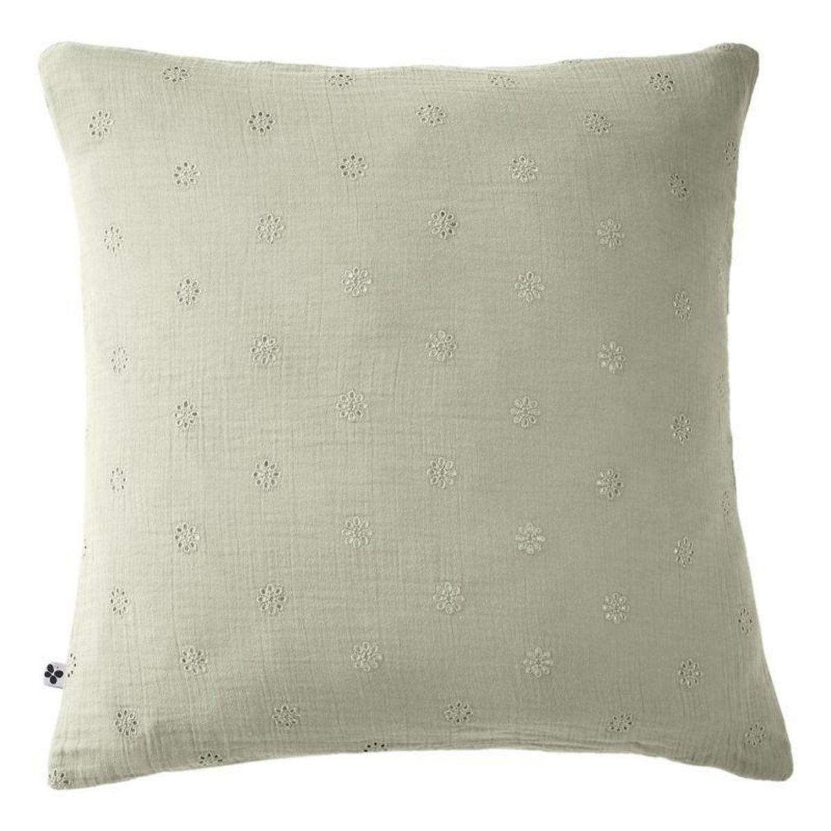 L EFFET PAPILLON Taie d'oreiller Brodée Déco  Gaïa Boho  60 x 60 cm & 50 x 70 cm  Gaze de Coton  l'Effet Papillon -  - 50 x 70 cm