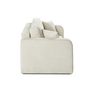 Voir la diapositive 4 : BEST MOBILIER Miro - canapé droit 2 places - en velours texturé