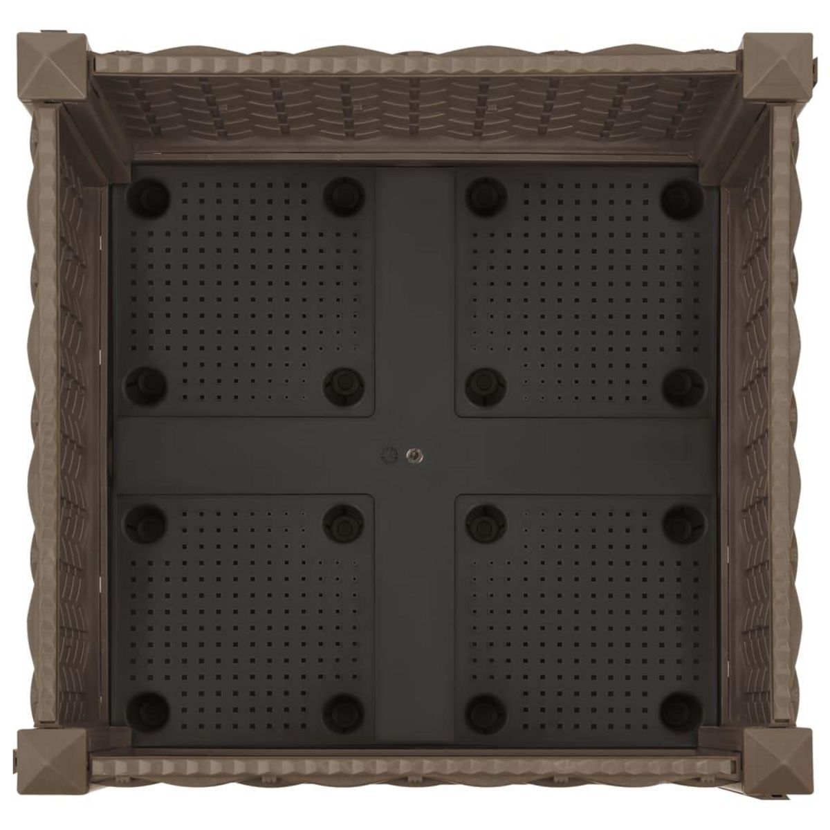 VIDAXL Lit sureleve 40x40x23 cm Polypropylene