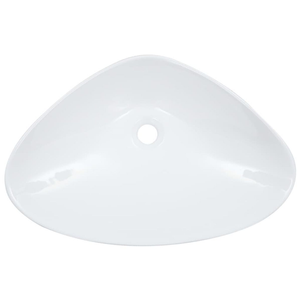 VIDAXL Lavabo 58,5 x 39 x 14 cm Ceramique Blanc
