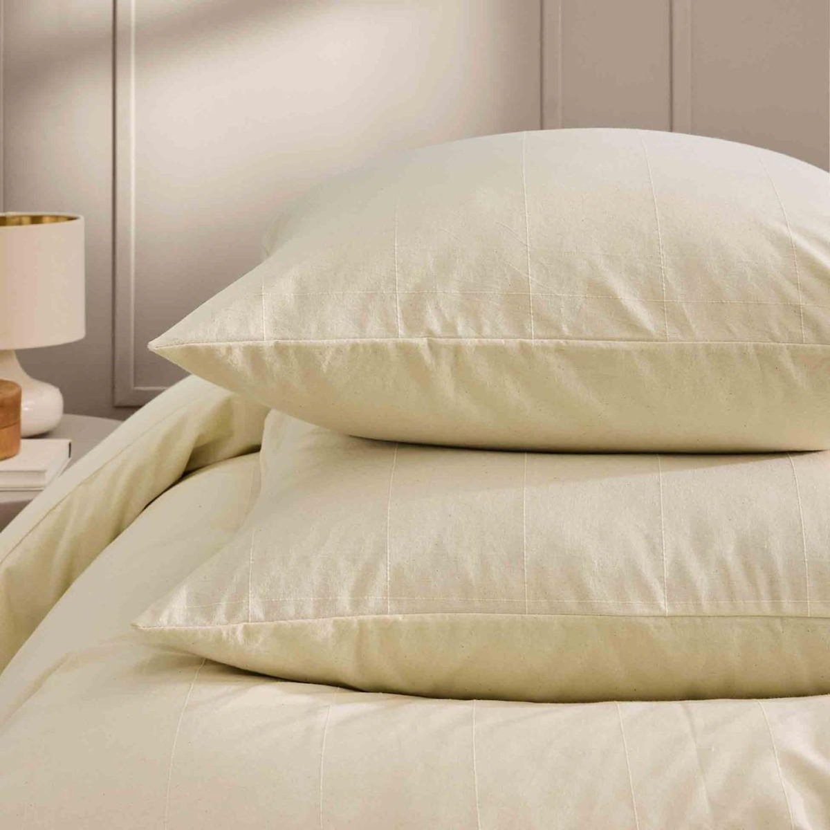 Paris Prix Parure de Lit 3 Pièces  Linella  260x240cm Ivoire