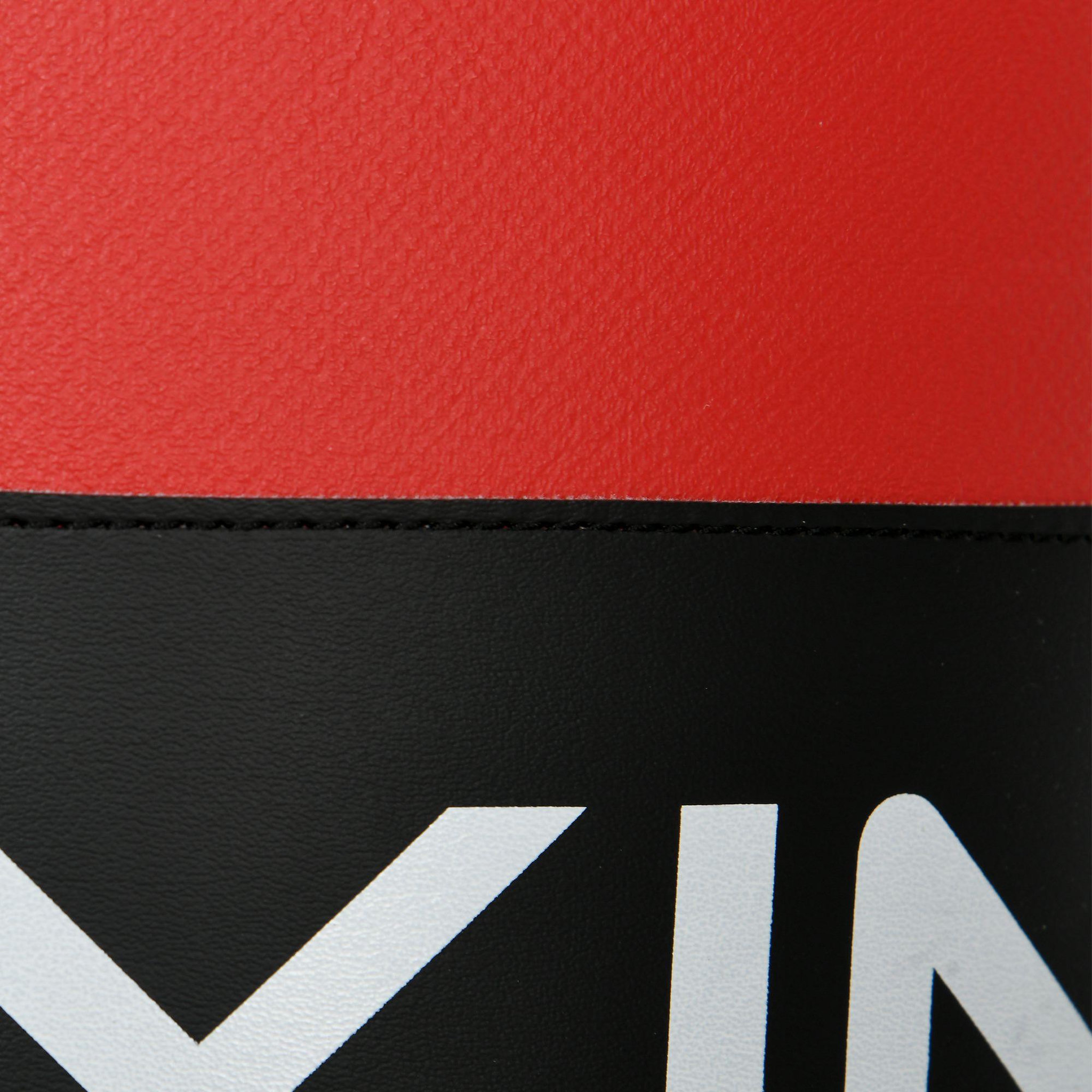 Voir la diapositive 5 : HOMCOM Sac de frappe à suspendre - kit de fixation, chaine 4 points, gants inclus - acier PVC EPE rouge noir