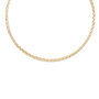 Voir la diapositive 1 : L'ATELIER D'AZUR Collier Femme Maille Palmier - Or Jaune