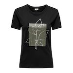 JACQUELINE DE YONG T shirt  Femme JDY Michigan Life. Coloris disponibles : Noir