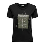 JACQUELINE DE YONG T shirt  Femme JDY Michigan Life. Coloris disponibles : Noir