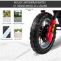 Voir la diapositive 6 : HOMCOM Moto cross électrique enfant 3 à 6 ans 6 V phares klaxon musiques 102 x 53 x 66 cm rouge et noir