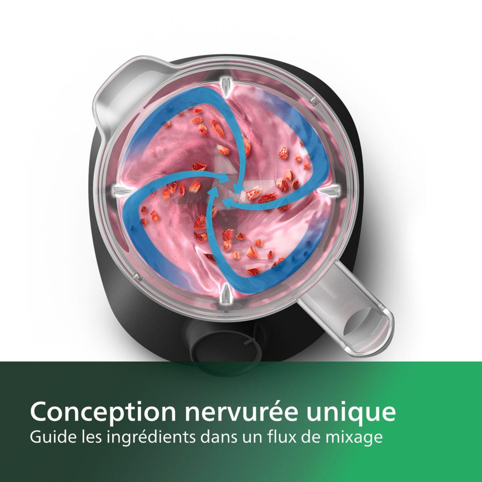 Voir la diapositive 4 : Philips Blender hr2041/01 blender mixeur noir série 3000 1.9l, 450w