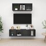 Voir la diapositive 1 : VIDAXL Ensemble de meubles TV 2 pcs Gris Bois d'ingenierie