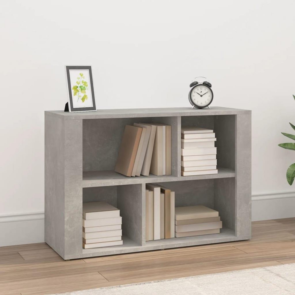 VIDAXL Buffet Gris beton 80x30x54 cm Bois d'ingenierie