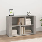 VIDAXL Buffet Gris beton 80x30x54 cm Bois d'ingenierie