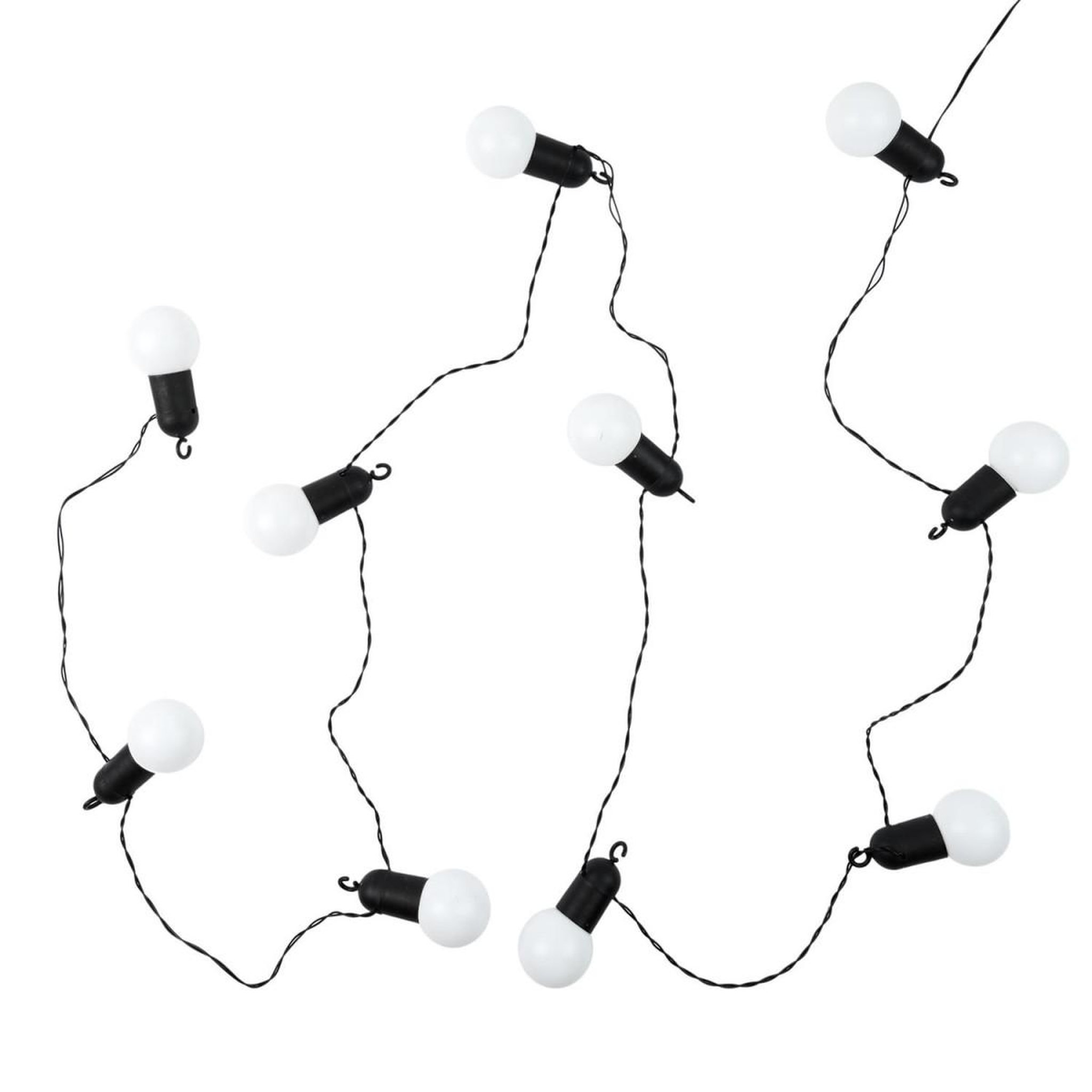 The Home Deco Factory Guirlande lumineuse extérieur  ampoule  5m noir