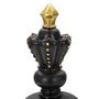 Voir la diapositive 3 : Paris Prix Pièce d'Échec Déco en Résine  Roi  32cm Noir
