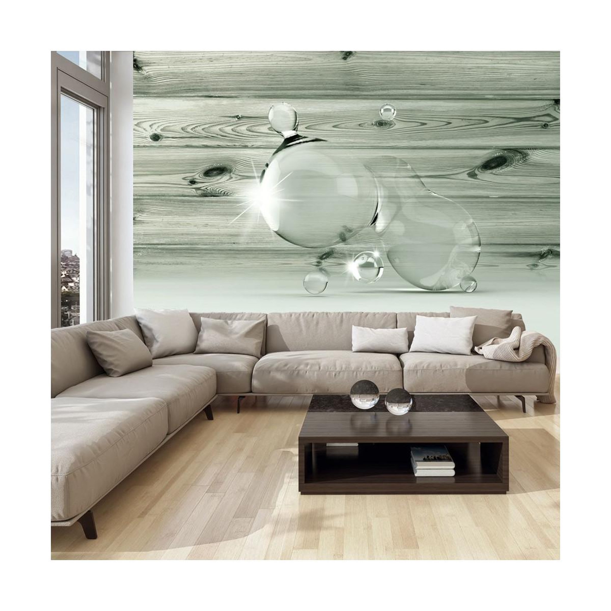 Paris Prix Papier peint  beauty in drops of water. Coloris disponibles : Multicolore