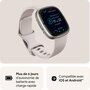 Fitbit Montre santé Sense 2 Aluminium Platine et Blanc