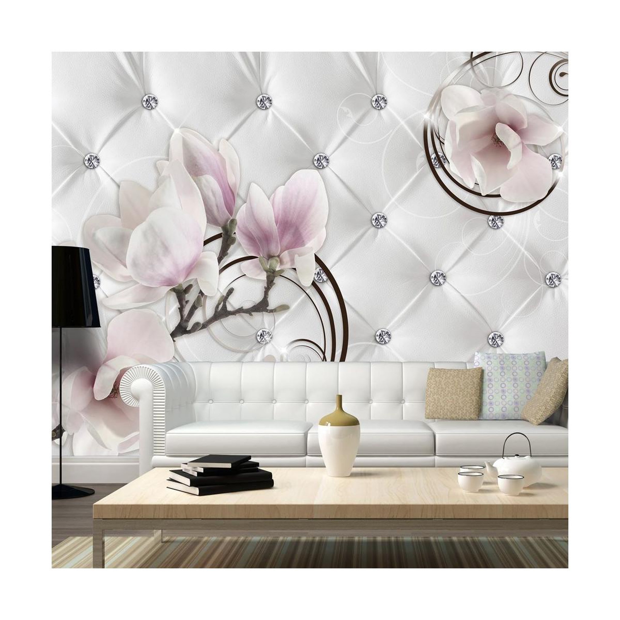 Voir la diapositive 1 : Paris Prix Papier Peint  Flower Luxury