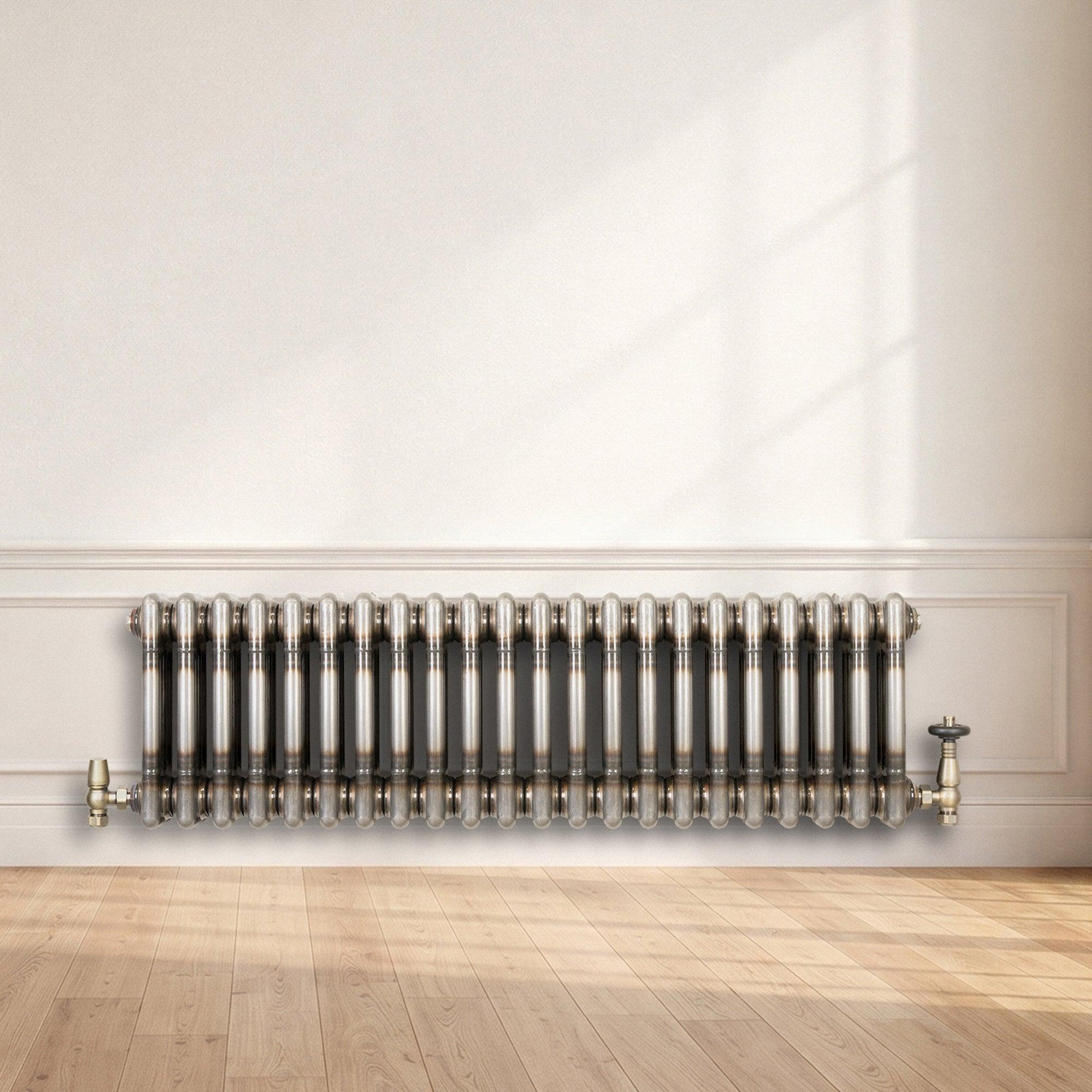 Voir la diapositive 4 : MONSTERSHOP Radiateur traditionnel à 3 colonnes - 300 x 830 mm - métal brut