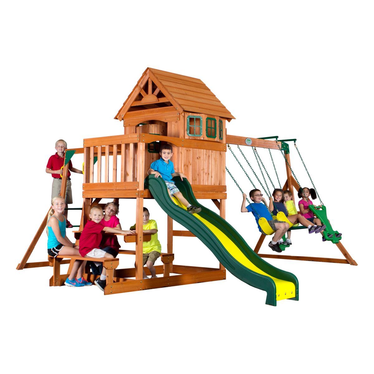 Backyard Discovery Aire de jeux en bois SPRINGBORO