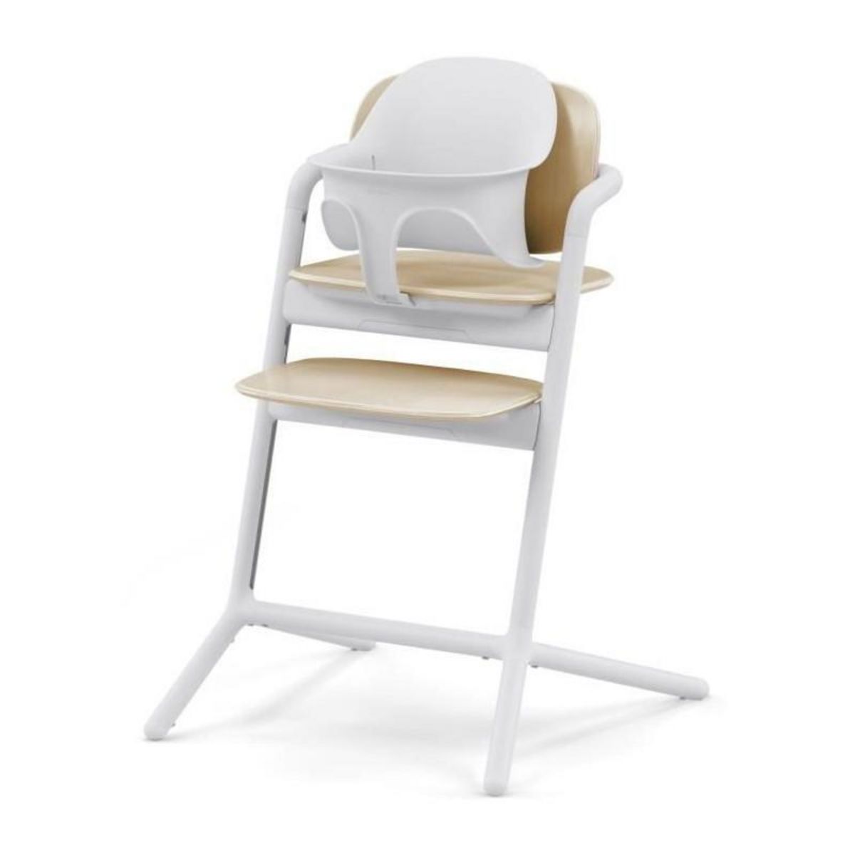 CYBEX CYBEX - Pack 3-en-1 Lemo 2 avec Chaise Haute évolutive, Baby Set et Plateau - Sand White