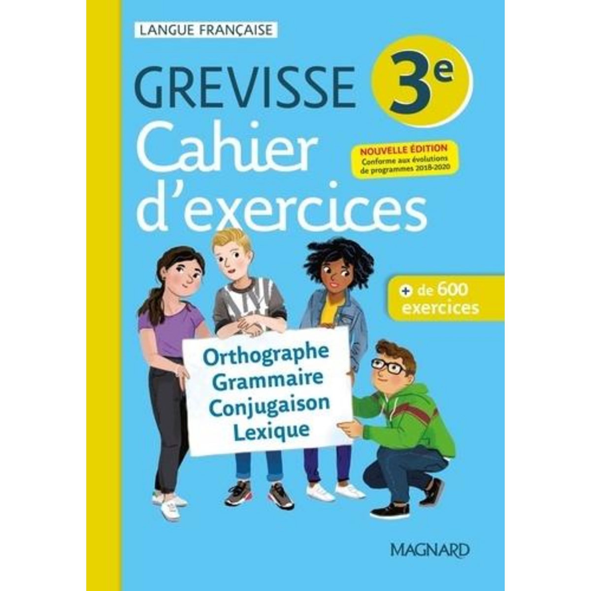 FRANCAIS 3E GREVISSE. CAHIER D'EXERCICES, Dufour Myriam