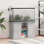 Voir la diapositive 1 : VIDAXL Support pour aquarium gris béton 101x41x58 cm bois d ingénierie