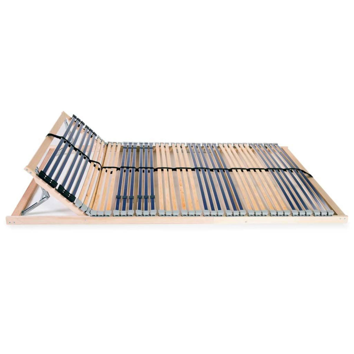 VIDAXL Sommier a lattes sans matelas avec 42 lattes 7 zones 140x200 cm