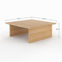 Voir la diapositive 4 : Rendez vous déco Table basse de jardin en bois d'acacia-Seya