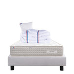 LUXURY LITERIE Ensemble literie mousse, Sublime Ferme, Gris. Coloris disponibles : Gris