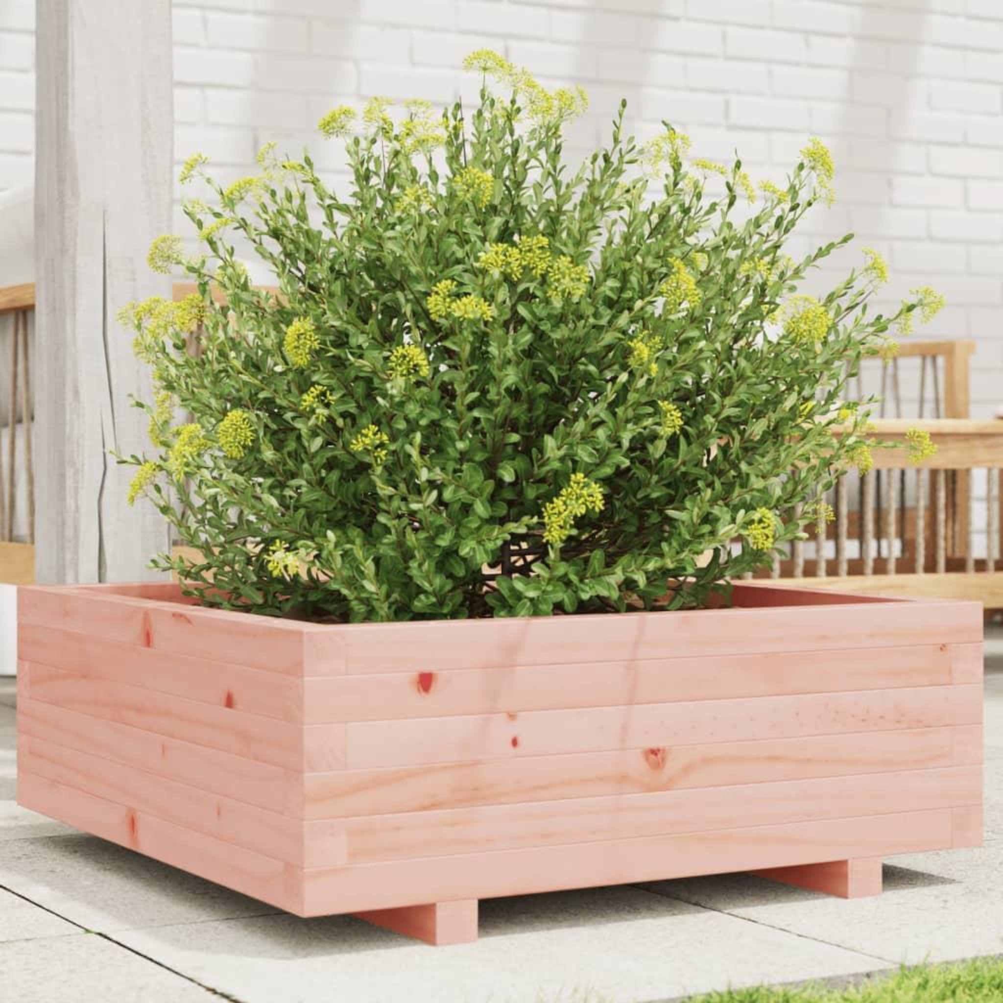 VIDAXL Jardiniere 70x70x26,5 cm bois massif douglas