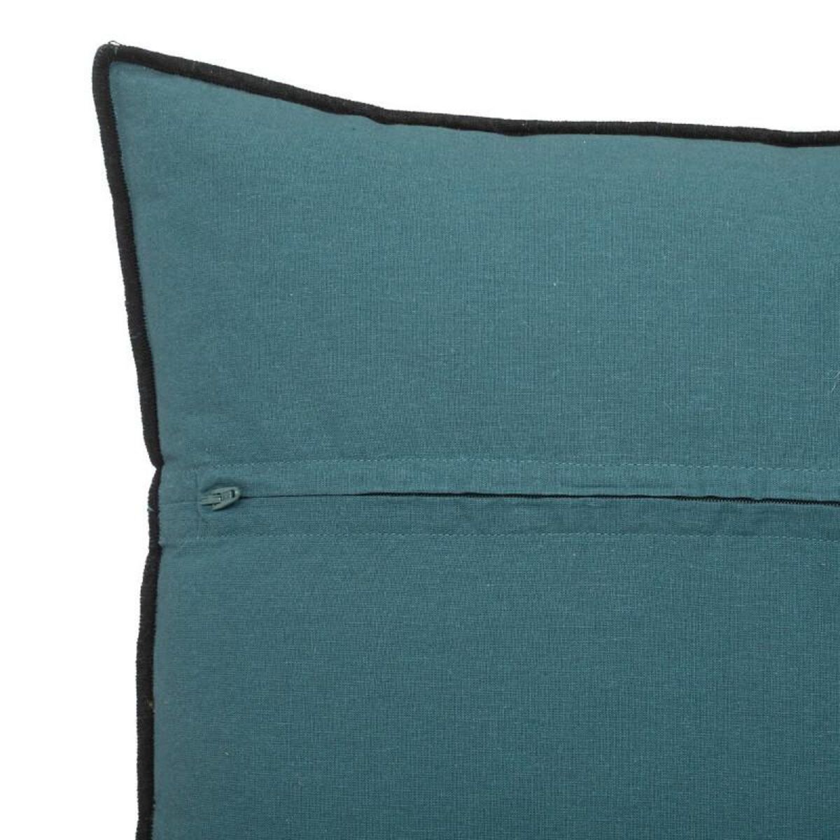 ATMOSPHERA Coussin Coton et Lin déhoussable  Linah  45 x 45 cm  Atmosphera