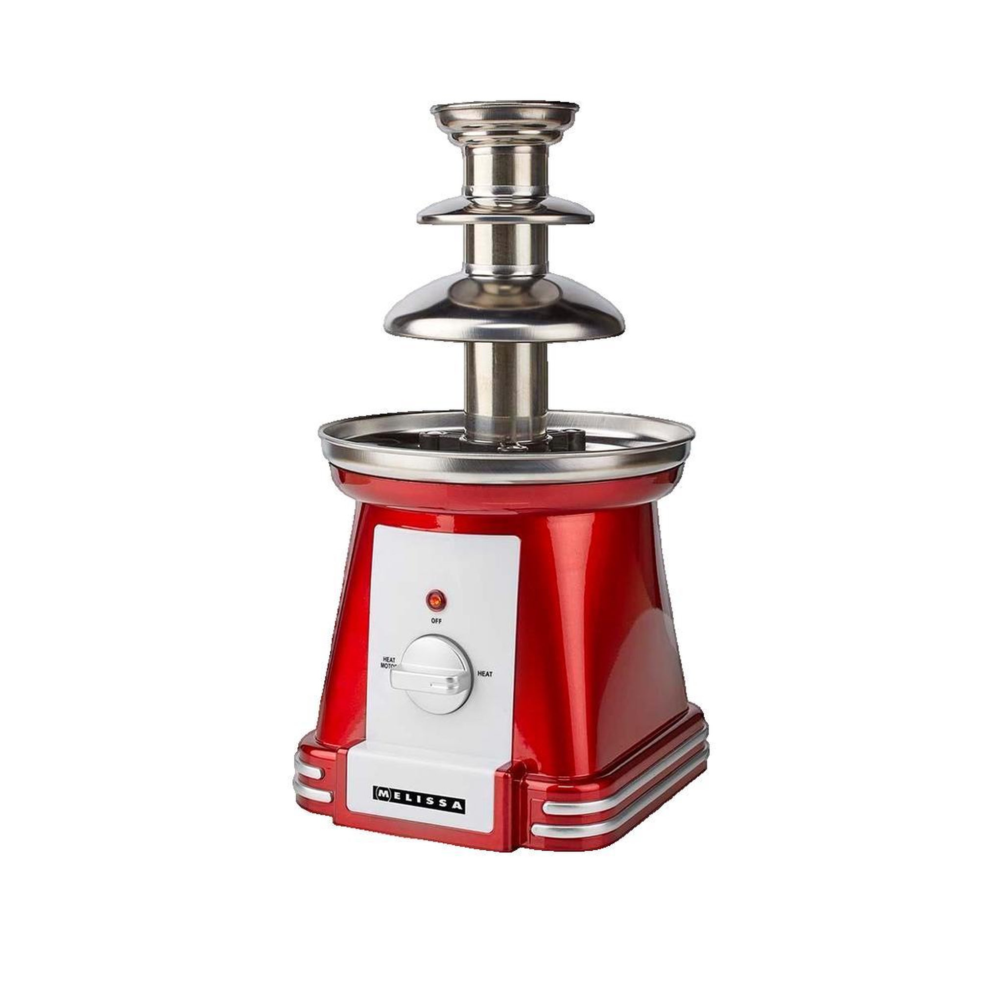MELISSA Fontaine à chocolat Melissa Rétro 90 W rouge et blanc