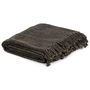 Voir la diapositive 2 : VIDAXL Couverture en coton 220 x 250 cm Anthracite/Marron