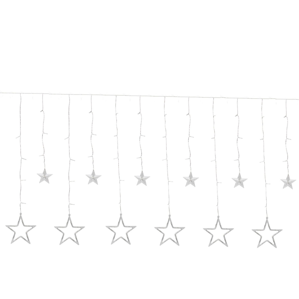  Guirlande lumineuse électrique étoiles 2,5 mètres 138 LED