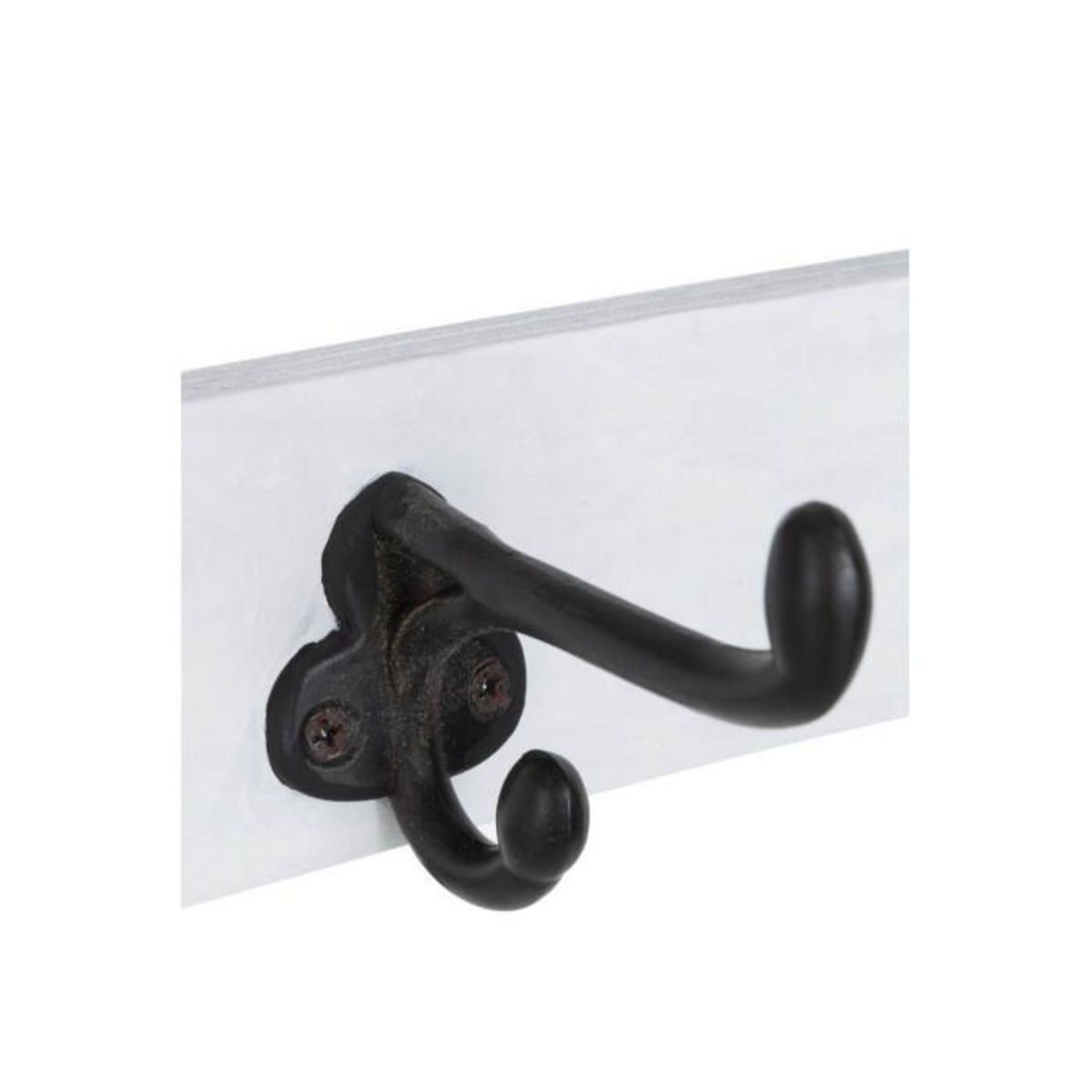 Paris Prix Patère Murale en Bois  Ski  102cm Blanc