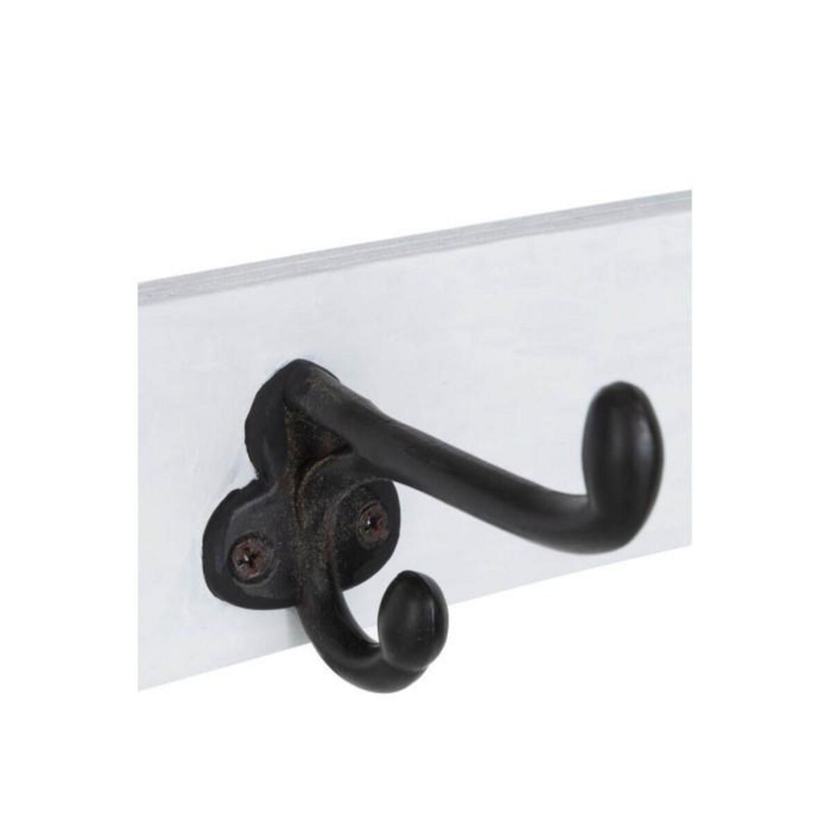 Paris Prix Patère Murale en Bois  Ski  102cm Blanc