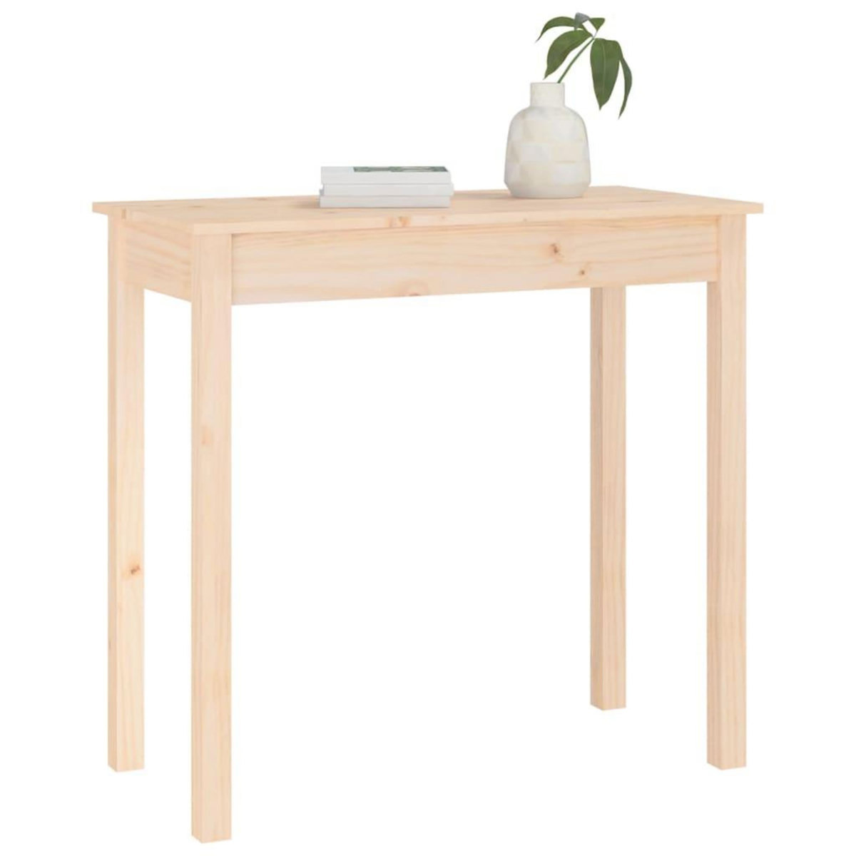 VIDAXL Table console 80x40x75 cm Bois massif de pin
