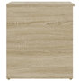 Voir la diapositive 5 : VIDAXL Coffre de rangement Chene sonoma 84x42x46 cm Bois d'ingenierie