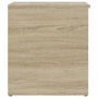 Voir la diapositive 5 : VIDAXL Coffre de rangement Chene sonoma 84x42x46 cm Bois d'ingenierie