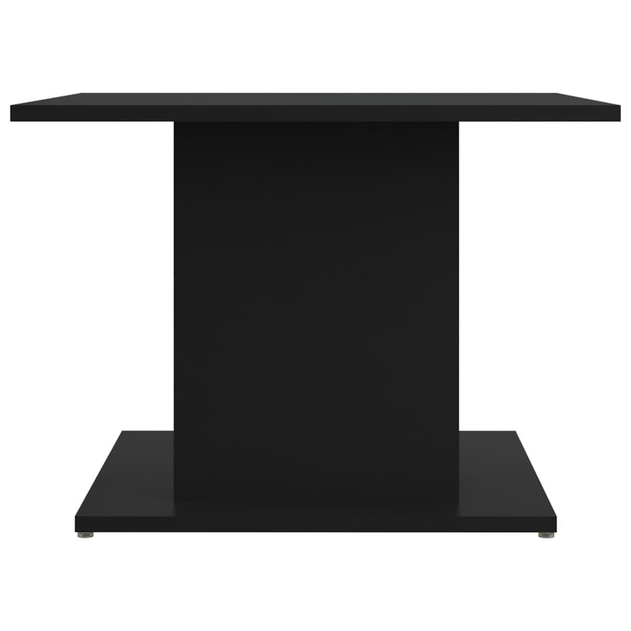 Voir la diapositive 5 : VIDAXL Table basse noir 55,5x55,5x40 cm bois d'ingenierie