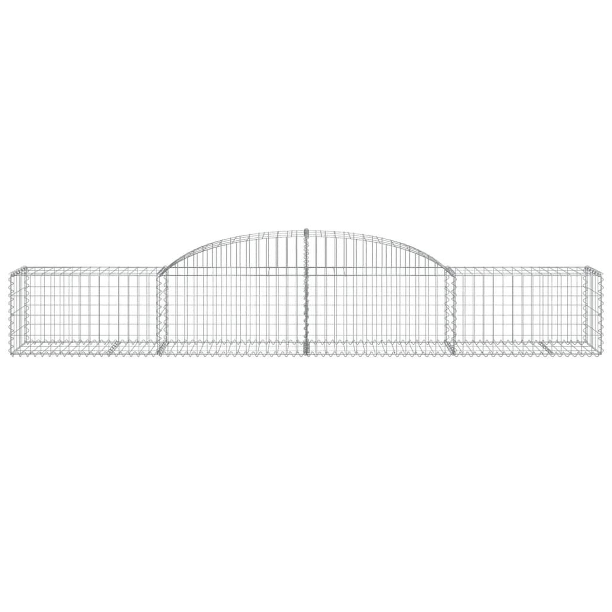Voir la diapositive 4 : VIDAXL Paniers a gabions arques 25 pcs 300x50x40/60 cm fer galvanise