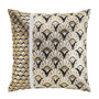Voir la diapositive 1 : Douceur d'Intérieur Housse de coussin 60x60 or Carat coton