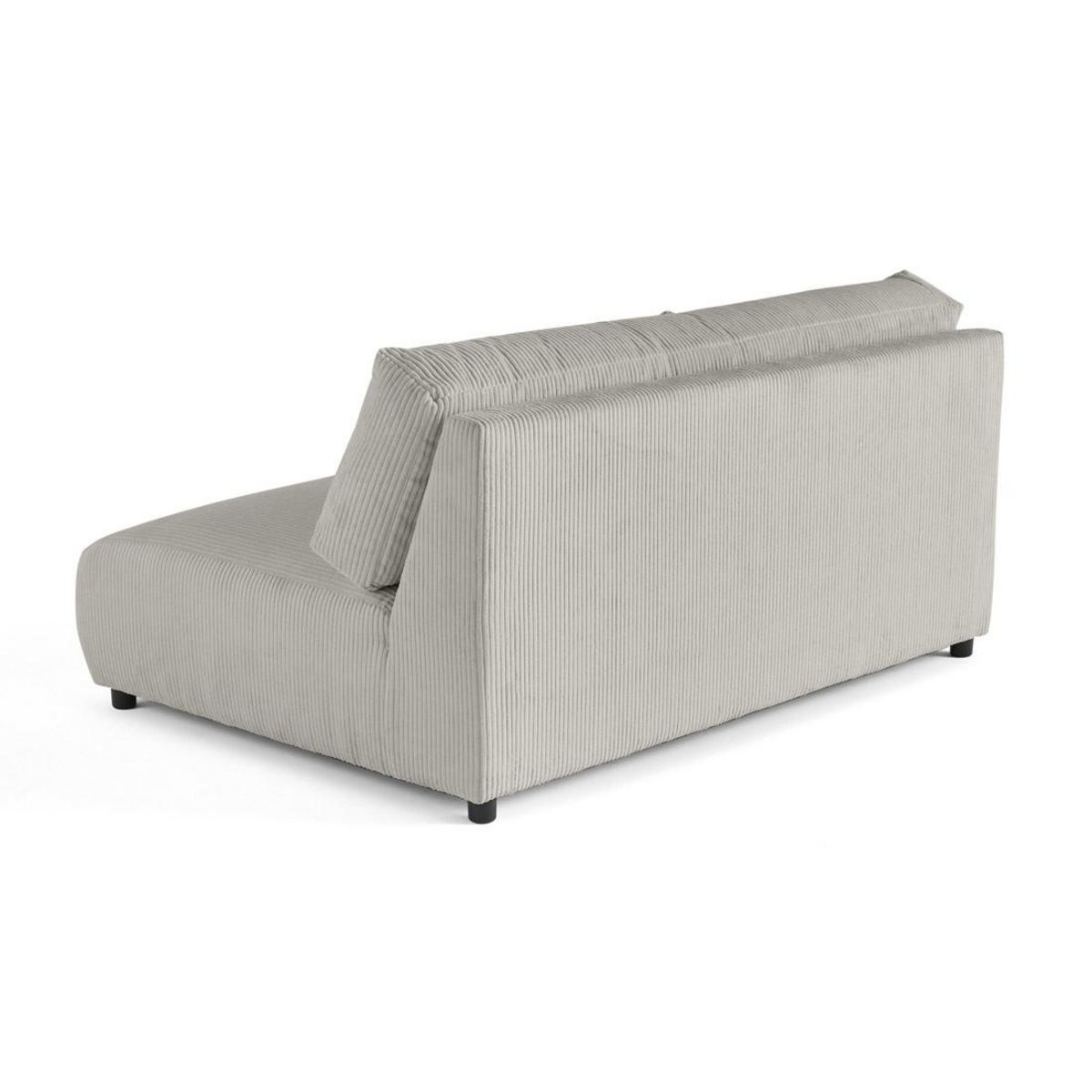 LISA DESIGN Garance - module d'assise 3 places - en velours côtelé