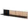 Voir la diapositive 1 : BEST MOBILIER Cambridge - étagère - effet bois et noir - 110 cm